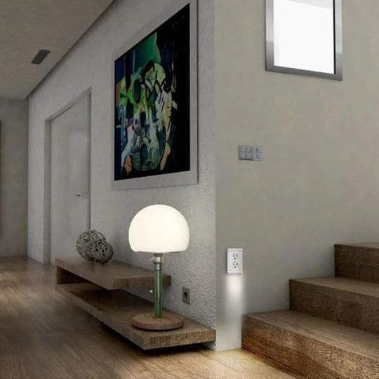 Outlet Wall Plate With Night Lights