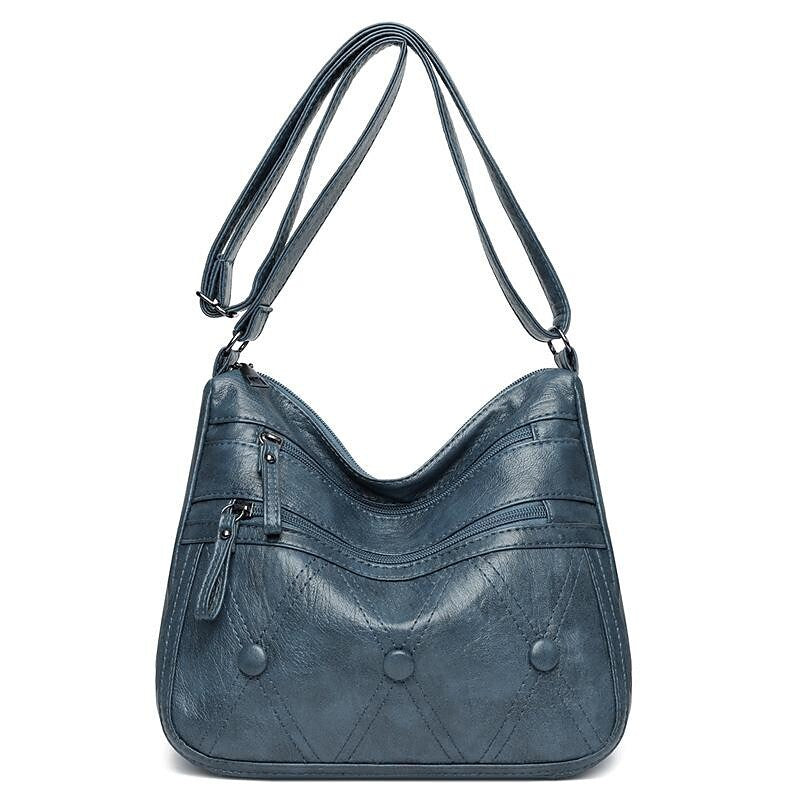 SOFT LEATHER SHOULDER BAG LADIES CROSSBODY MULTIFUNCTIONAL BAG