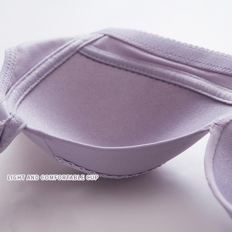 2022 Plus Size Bra Women Underwear Wire Free Comfort Soft Thin Breathable