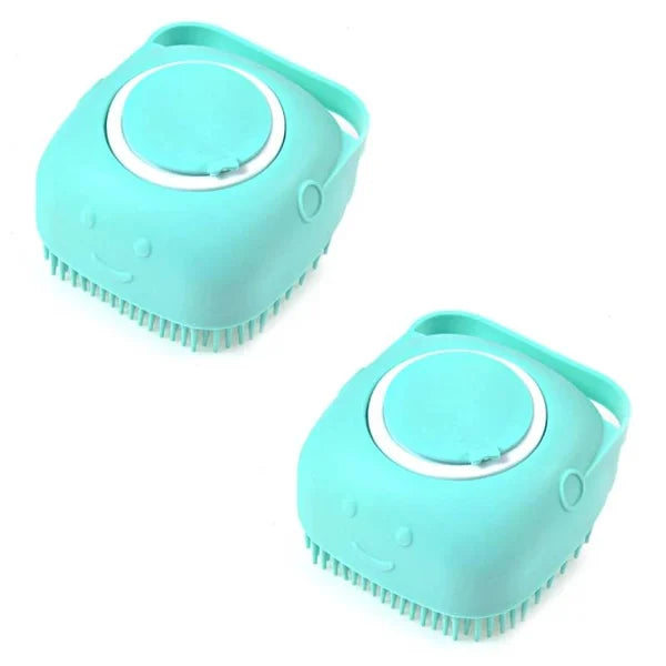 🧼🧼Bathroom 🐶Dog Cat🐱 Bath Brush Massage Gloves Soft Safety Silicone Comb Pet Accessories❤️❤️