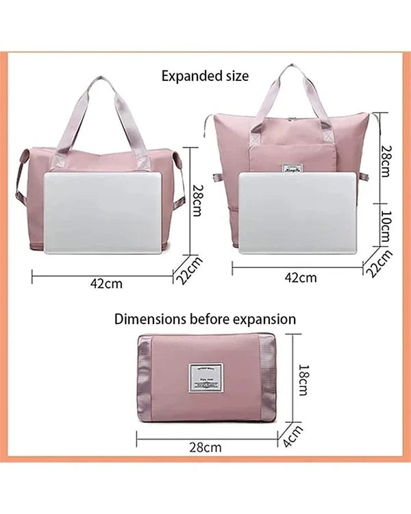 (🔥Hot Sale NOW- SAVE 50% OFF🔥) Collapsible Waterproof Large Capacity Travel Handbag