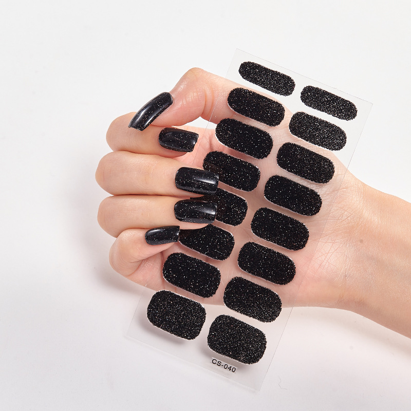 Glitter Nail Self Decals