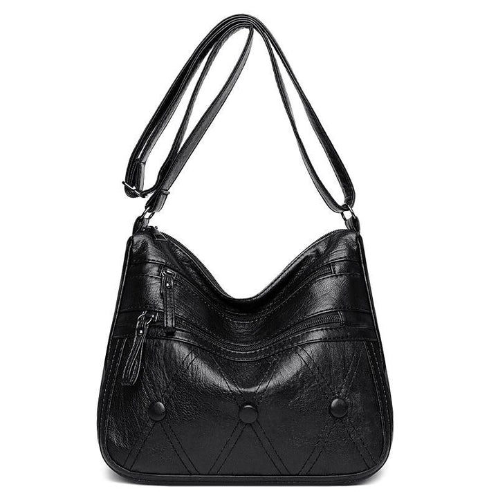 SOFT LEATHER SHOULDER BAG LADIES CROSSBODY MULTIFUNCTIONAL BAG
