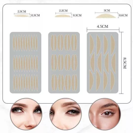 Glue free invisible double eyelid sticker