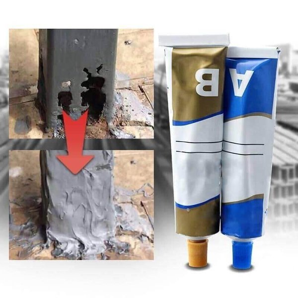 Metal repair glue