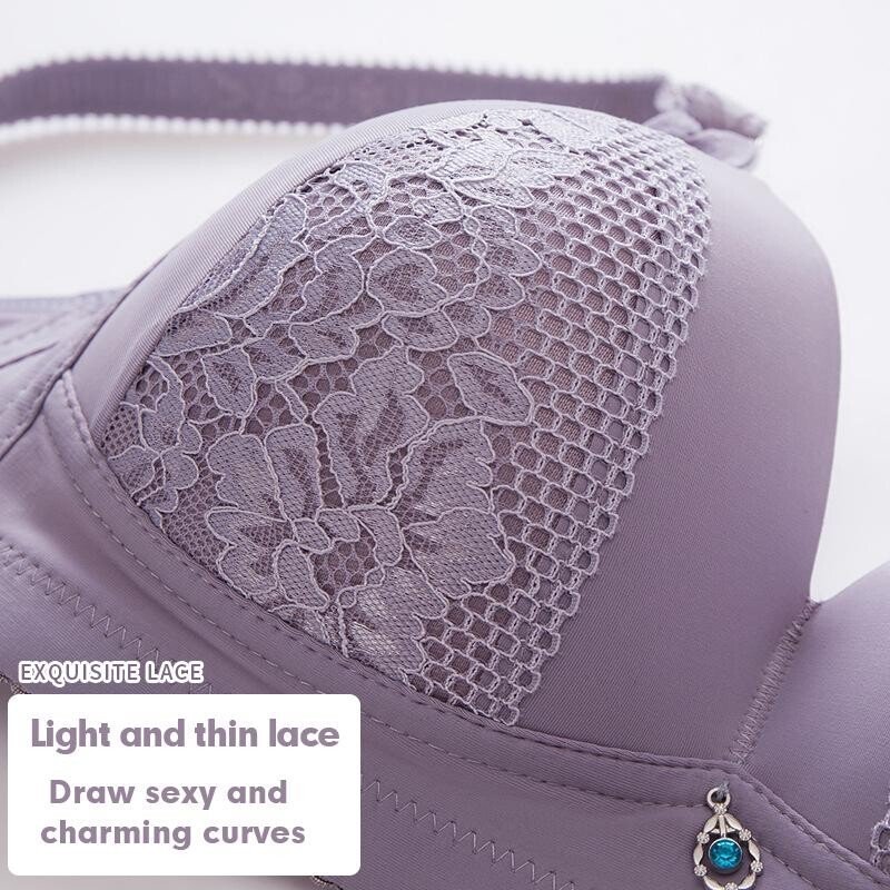 2022 Plus Size Bra Women Underwear Wire Free Comfort Soft Thin Breathable