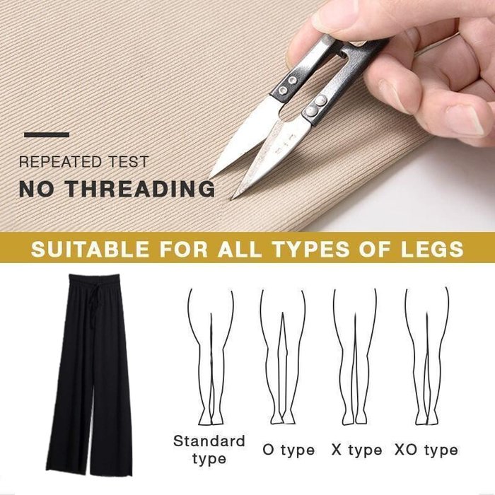 Ice Silk Wide Leg Pants Women