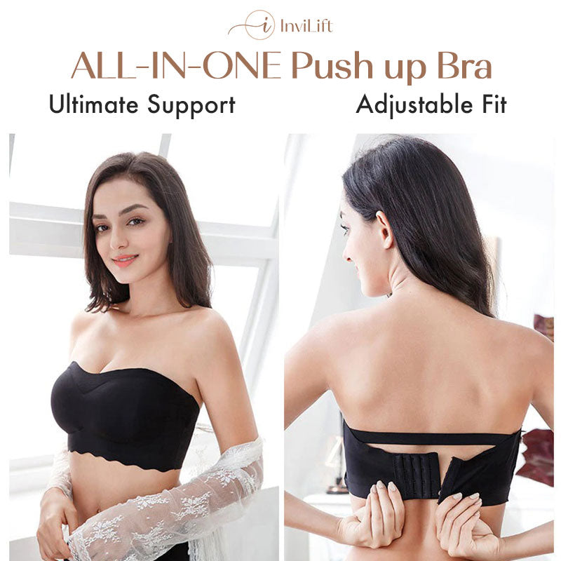 InviLift - Plus size Sexy Strapless Invisible Push Up Bra