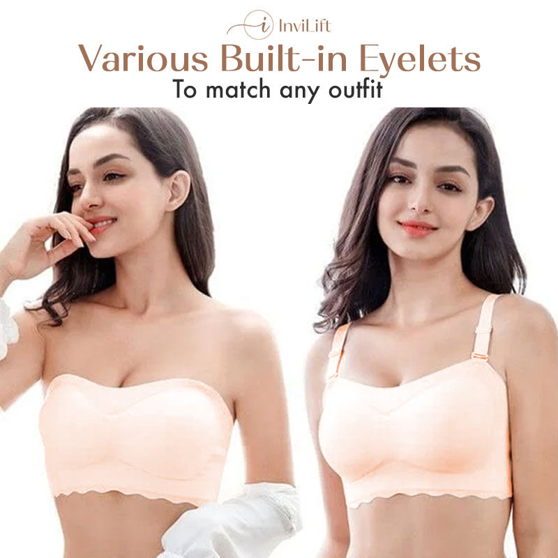 InviLift - Plus size Sexy Strapless Invisible Push Up Bra