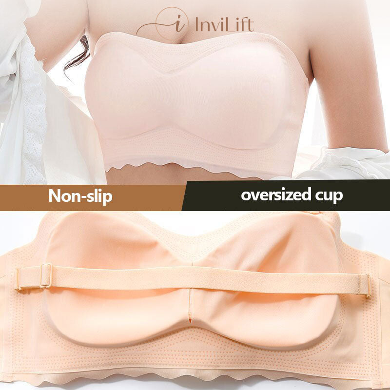 InviLift - Plus size Sexy Strapless Invisible Push Up Bra