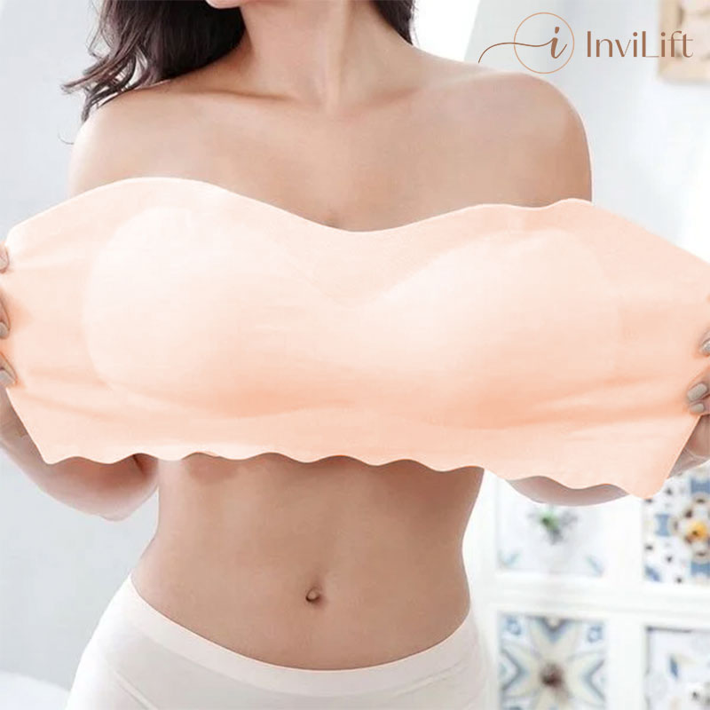 InviLift - Plus size Sexy Strapless Invisible Push Up Bra