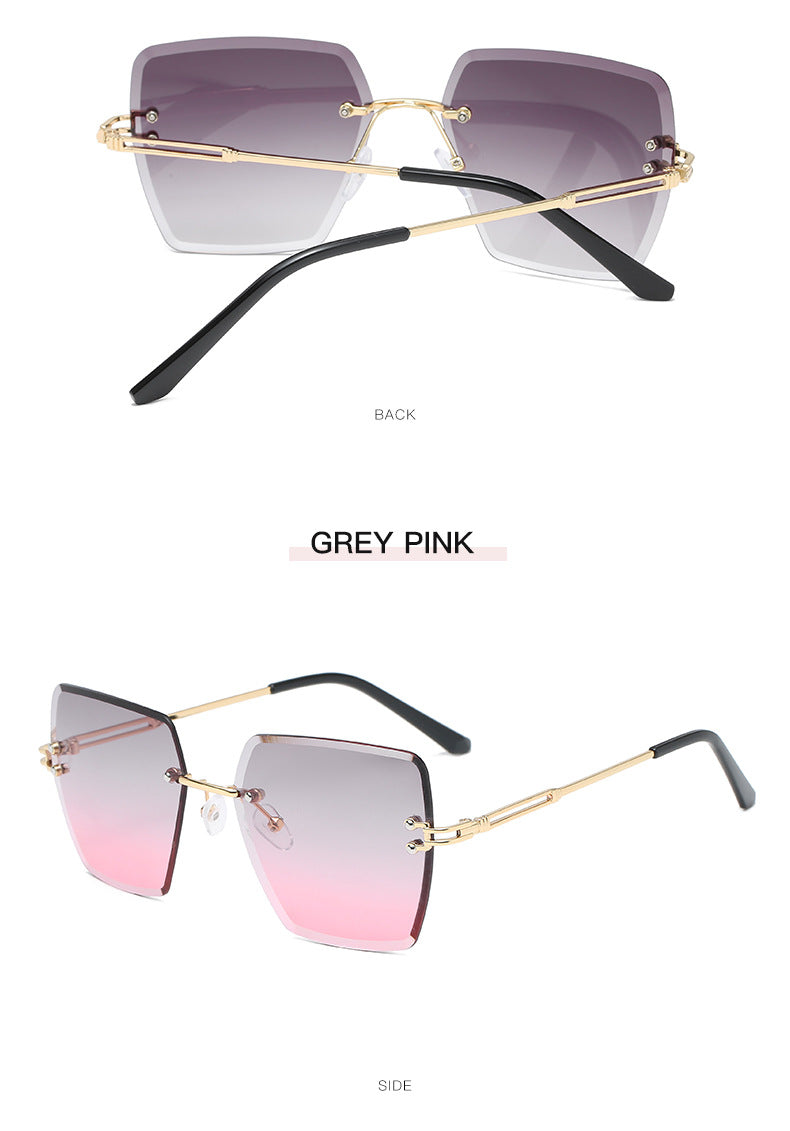 Rimless Gradient Sunglasses