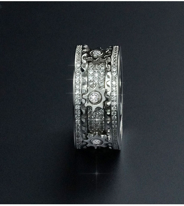 GEAR DIAMOND RING
