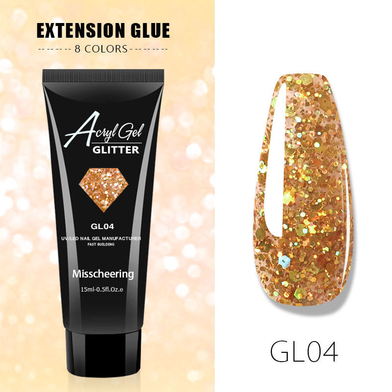 Painless quick nail extension gel