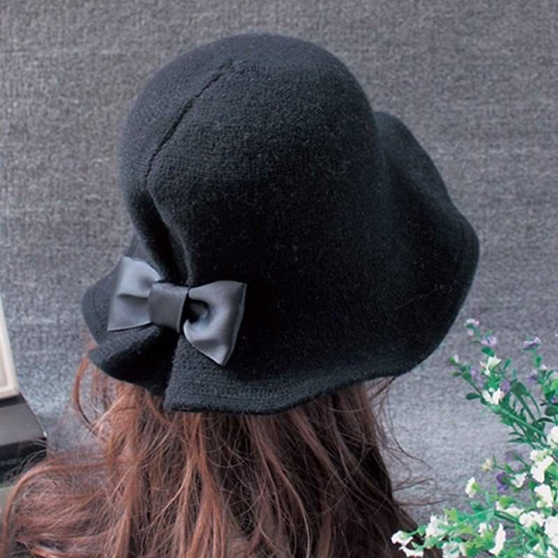 Adajustable Woolen Plush Lined Hat