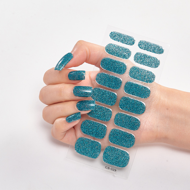 Glitter Nail Self Decals