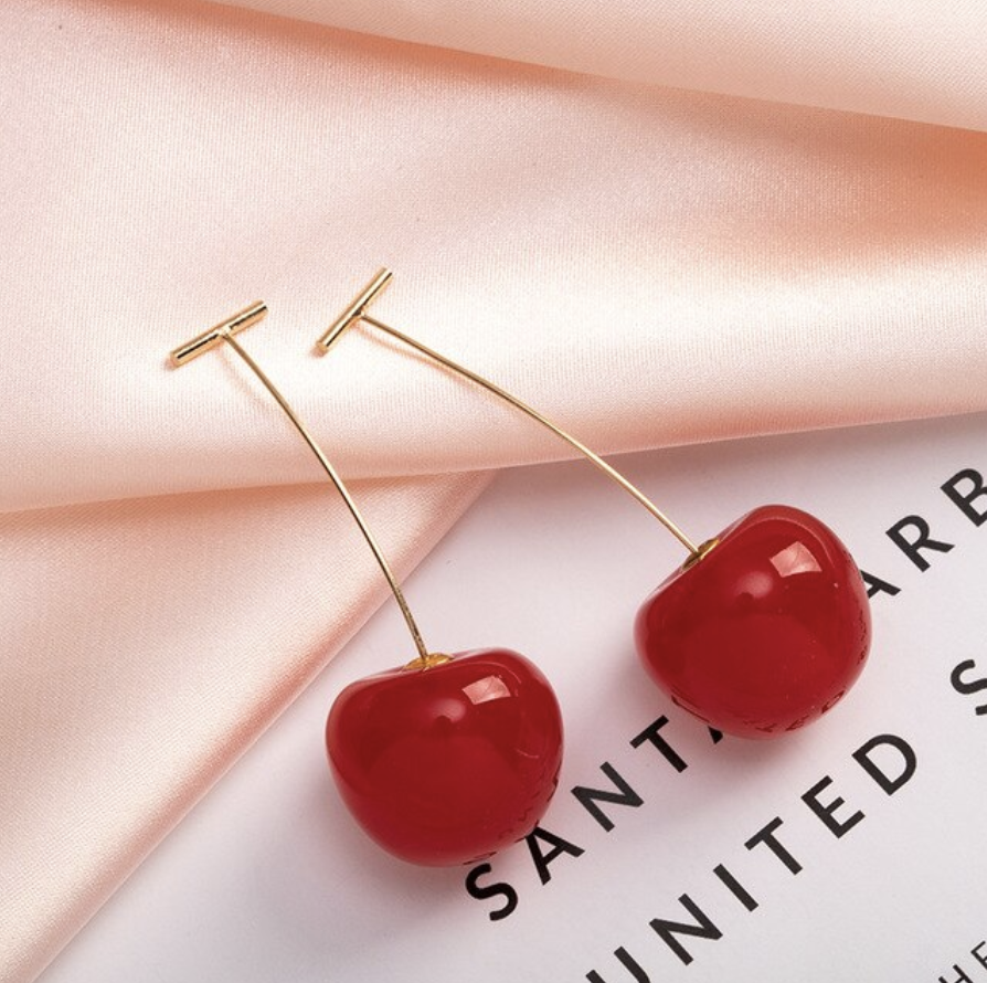 Celia Rouge Cherry Earrings