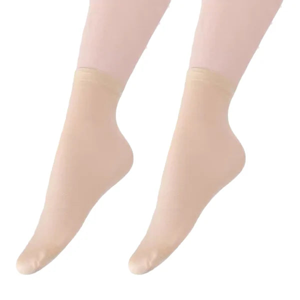 Silky Anti-Slip Cotton Socks