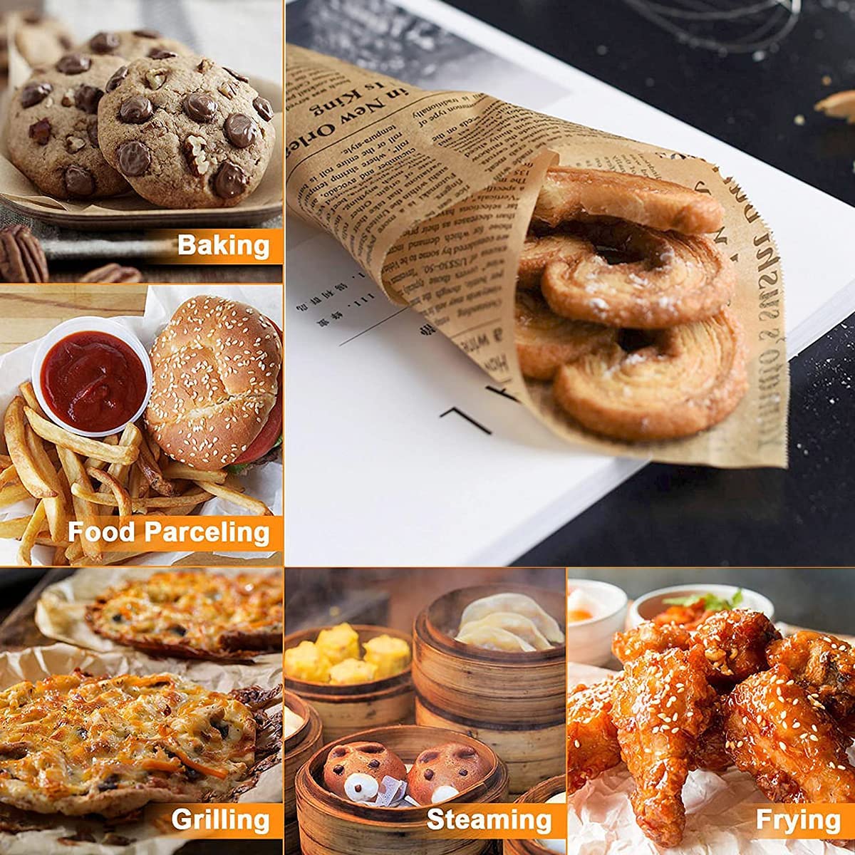 High Temperature Resistant Waterproof And Greaseproof Baking Paper
