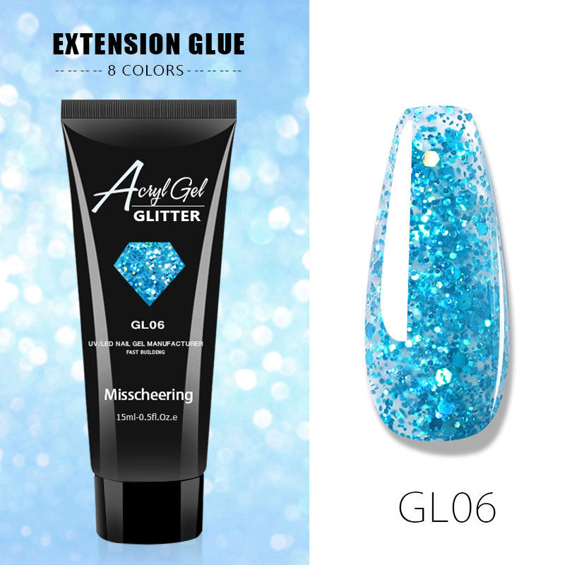 Painless quick nail extension gel