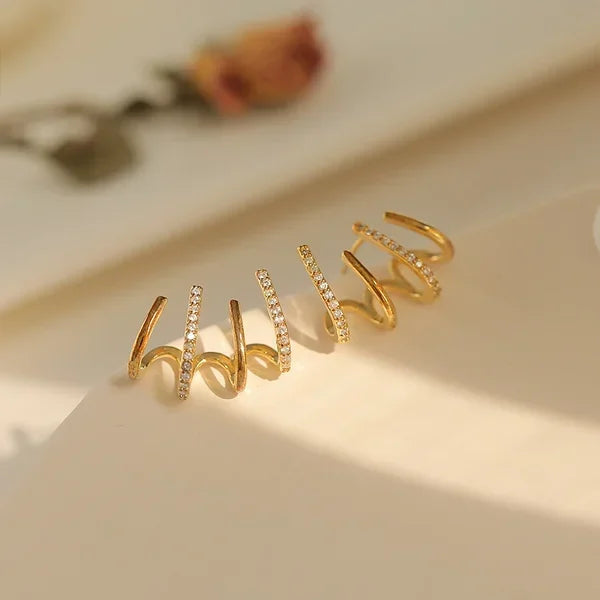 Shiny Crystal Earrings