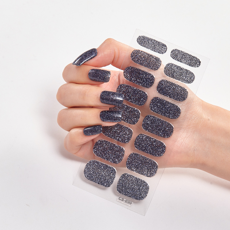 Glitter Nail Self Decals