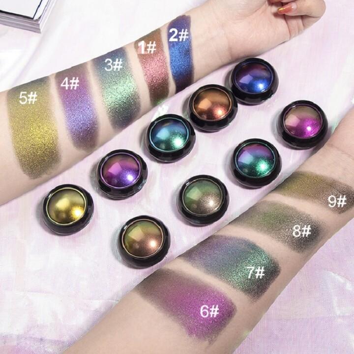 Optical Chameleon Eyeshadow Diamond Gloss Shiny High Gloss Mono Eyeshadow