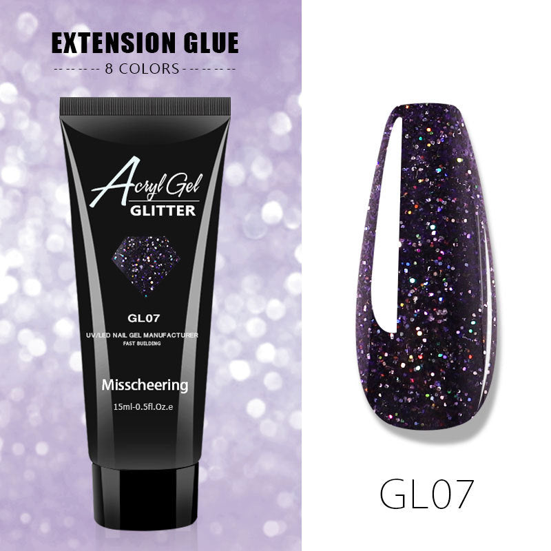 Painless quick nail extension gel