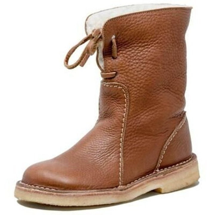Soft Waterproof Wool Lining Boots
