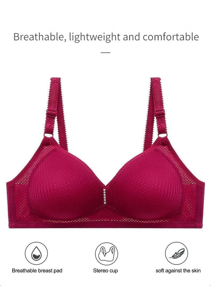 (🎁2025 New Year Hot Sale🎁)🔥Plus Size Bra Women Underwear Wire Free Comfort Soft Breathable🔥