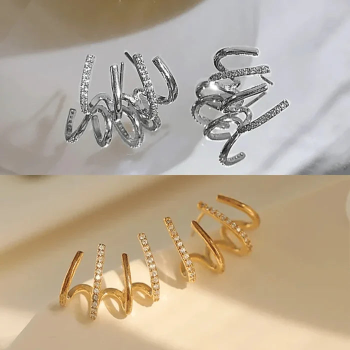 Shiny Crystal Earrings
