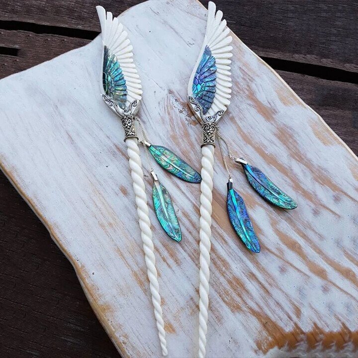 Angels Wing Unicorn Pegasus Hair Stick