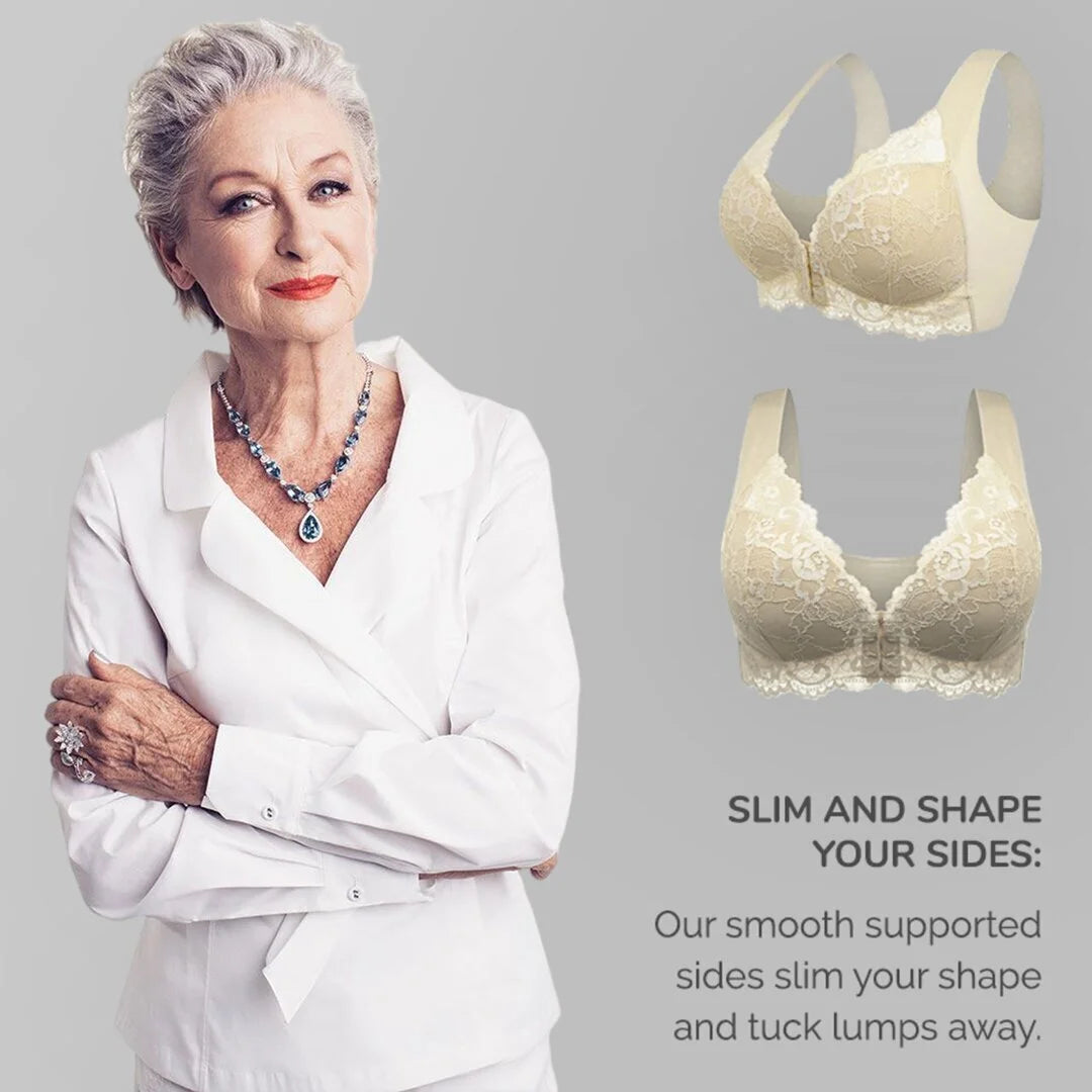 💝Mothers Day⏰Front Closure Invisible Lifting Wireless Bra - Plus Size Bra