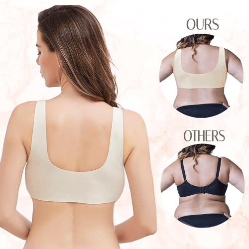 💝Mothers Day⏰Front Closure Invisible Lifting Wireless Bra - Plus Size Bra