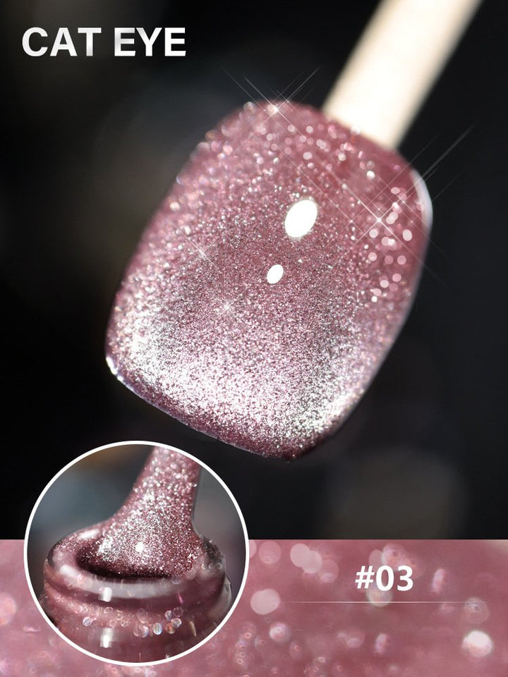 Laser Diamond Cat Eye Nail Polish