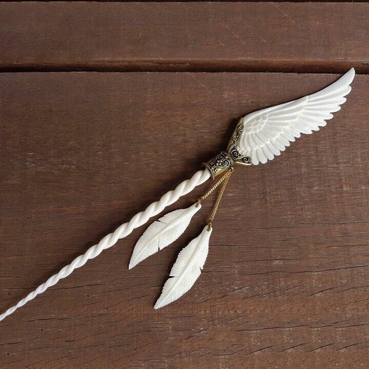 Angels Wing Unicorn Pegasus Hair Stick
