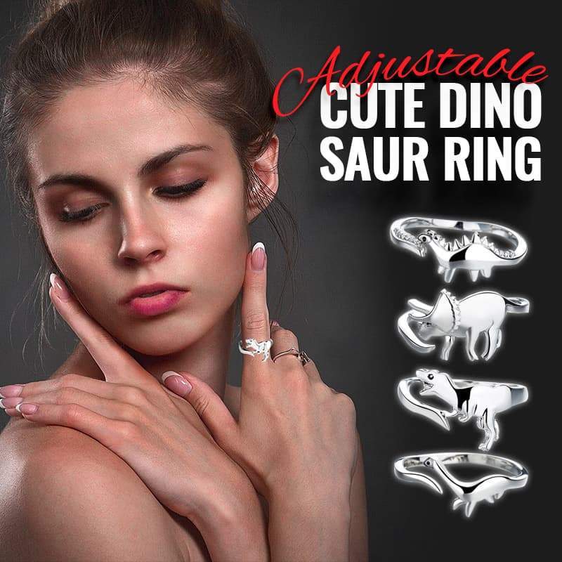 Adjustable Cute Dinosaur Ring