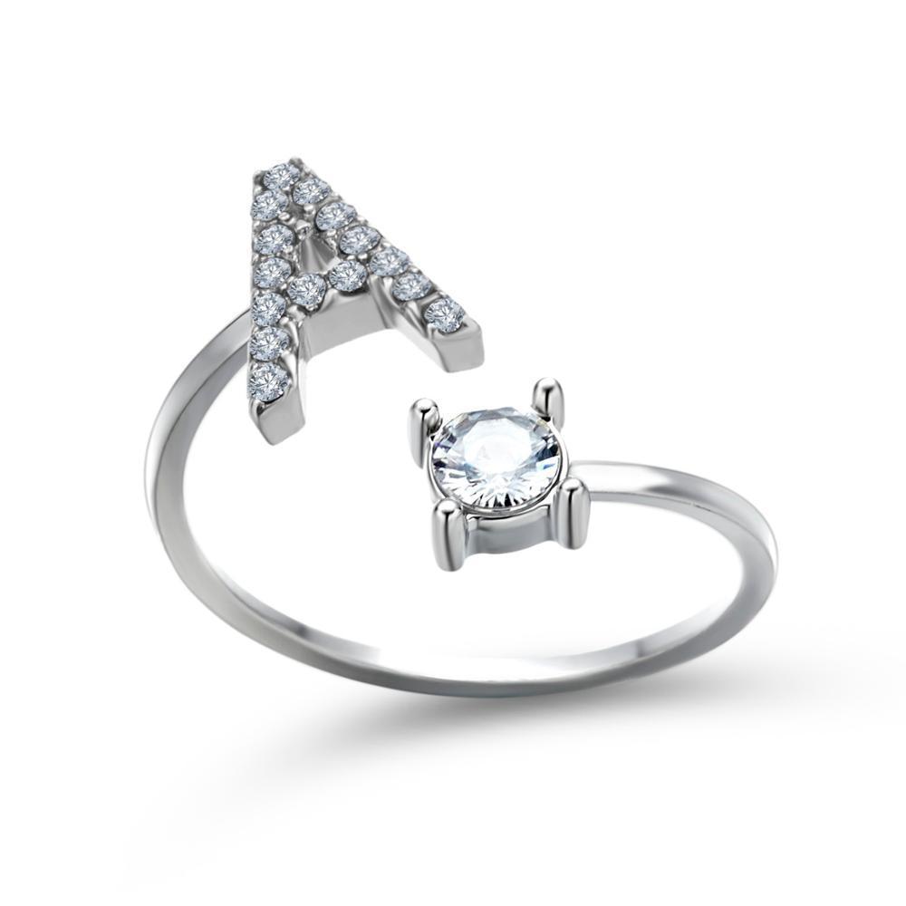 Perfect Gift Adjustable Initial Ring