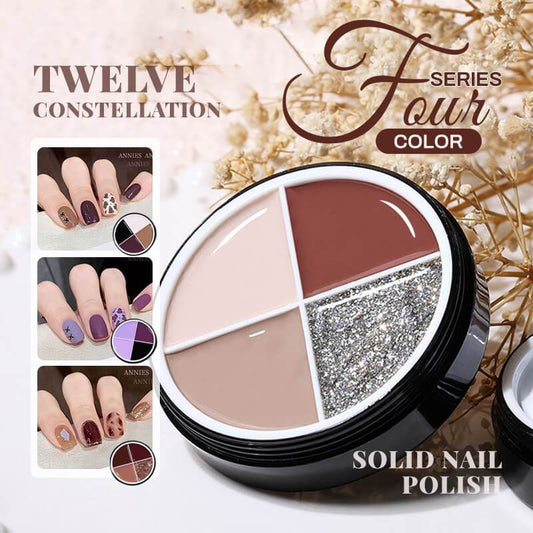 Twelve Constellation Series Four Color Solid Nail Polish