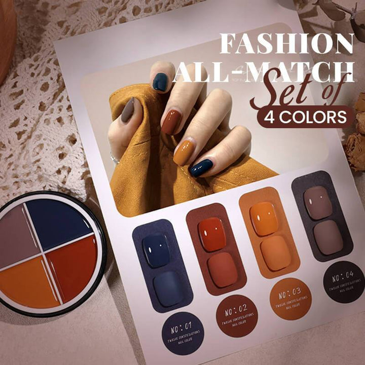 Twelve Constellation Series Four Color Solid Nail Polish