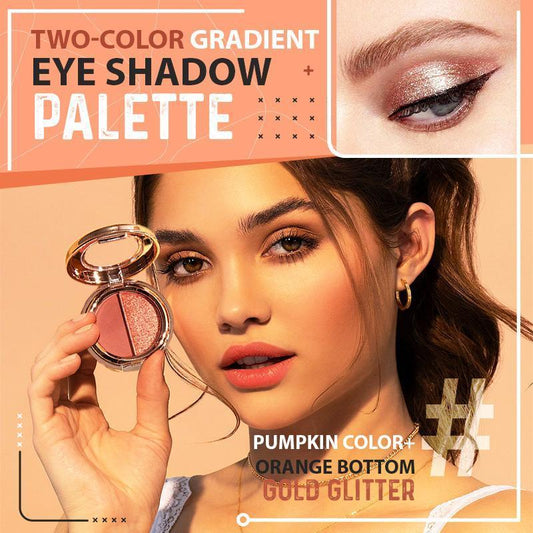 Two Color Gradient Eye Shadow Palette