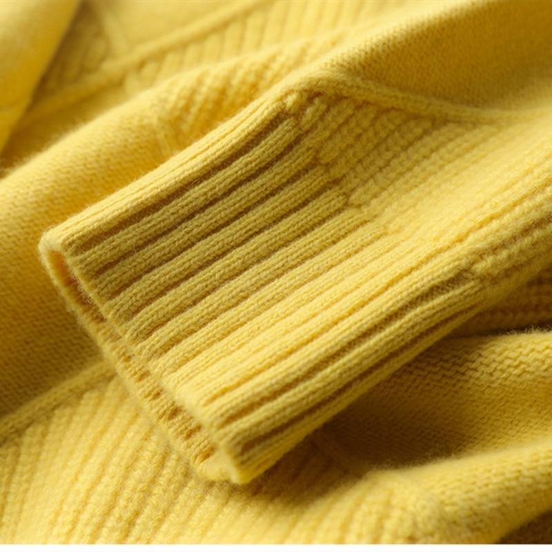 Women Oversize Cashmere Womens Turtleneck